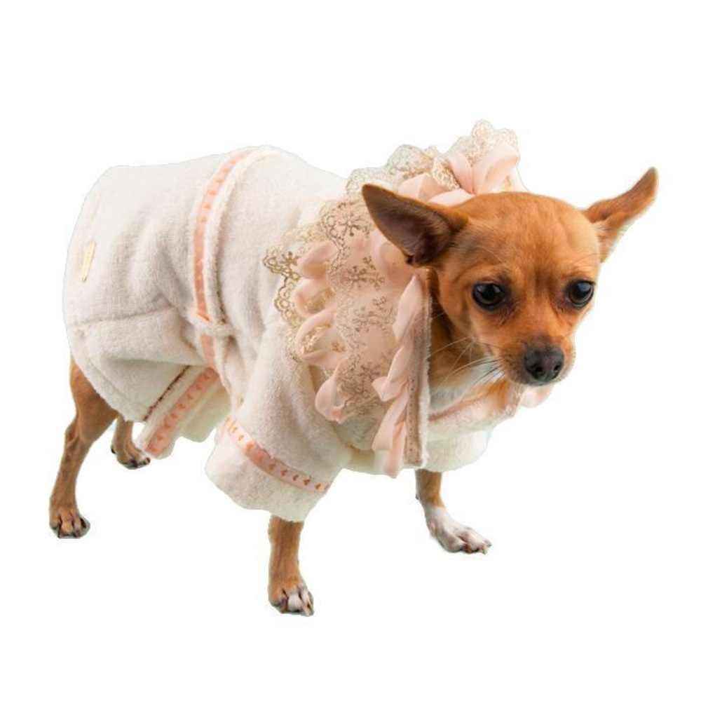 NWT Dog clothes Moshiqa Principessa Dog Bathrobe - Picture 8 of 8